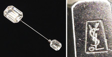 Spilla con strass firmata YSL