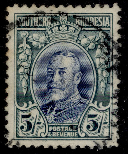 Southern rhodesia sg27 - gv, 5s