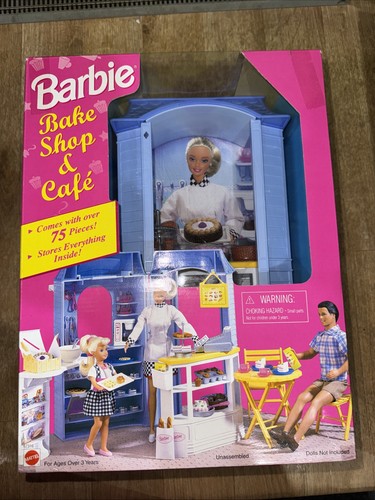 Mattel barbie bake shop cafe - shop,