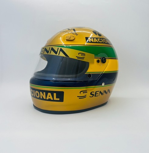 Casco dorato ayrton senna - dorato,