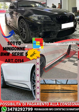 🔥ART.0114 SOTTO MINIGONNE BMW SERIE 5 F10 F11 NERO LUCIDO 🔥