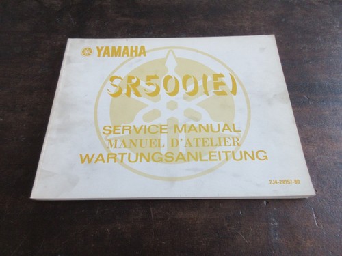 Yamaha sr500 sr500e - yamaha,