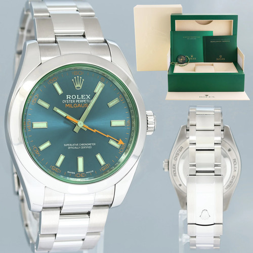 Mint 2019 rolex milgauss blue - rolex,