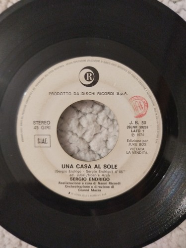 Disco vinile giri - disco, 7"-sergio