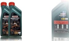 2 LATTINE CASTROL OLIO MOTORE
