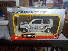 FIAT 500 Rally 1/24 BURAGO Scatola Non Conforme Al Nuovo