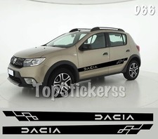 adesivi DACIA SANDERO strisce laterali ADESIVO fiancate fasce tuning auto PRO