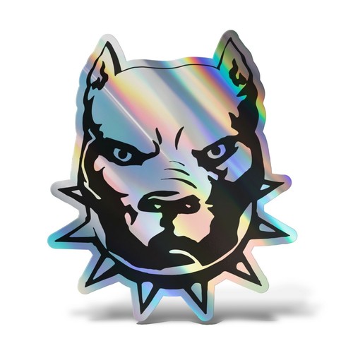 Sticker olografico fluo - sticker,