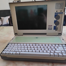 Personal Computer Olivetti M15 laptop vintage (1987) con borsa originale.