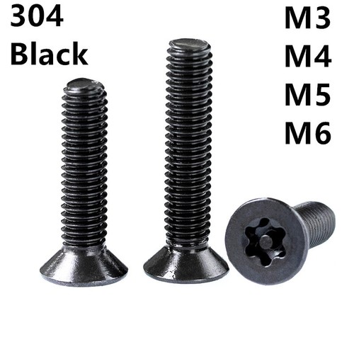 Nero 304 acciaio - m4, m5