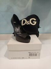 scarpa donna D&G spuntata capretto verniciato