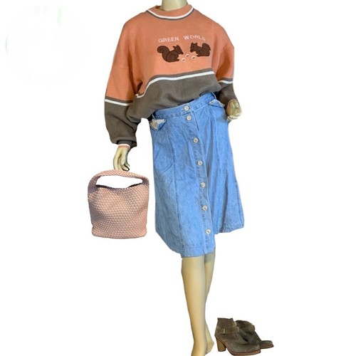 Gonna midi donna - midi, denim