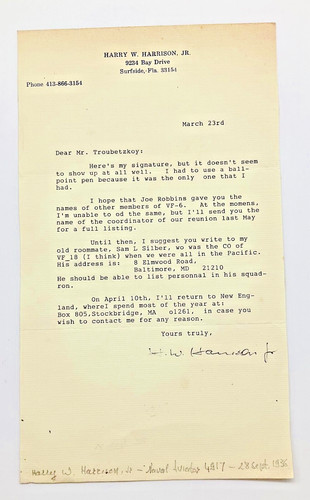 Harry harrison lettera - harrison,,