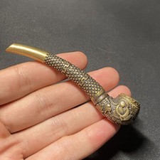 Pipa corta in rame vecchio