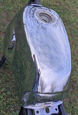 serbatoio carburante moto guzzi v7 cromato