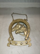 Porta Chiavi - Appendi Chiavi - Ferro Di Cavallo Con Cavalli