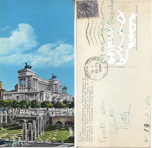 Cartolina illustrata roma - cartolina, a