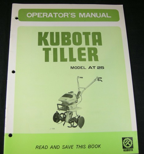 Kubota motozappa modello at25 - kubota,