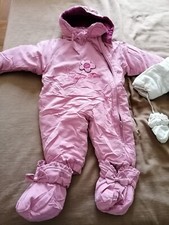 Tuta da neve bimba rosa taglia L lunghezza 90 cm circa