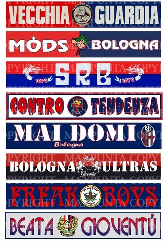 Bologna set 8 adesivi - 8,