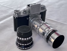 Praktiflex FX di KW+Enna Reflexogon 1:3.5/35+Meyer Telemegor 1:5.5/180, TOP!