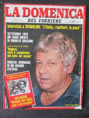 Domenica corriere 1983 - domenica,