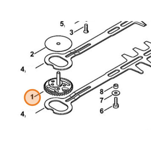 Stihl ruota dentata lame - ruota,