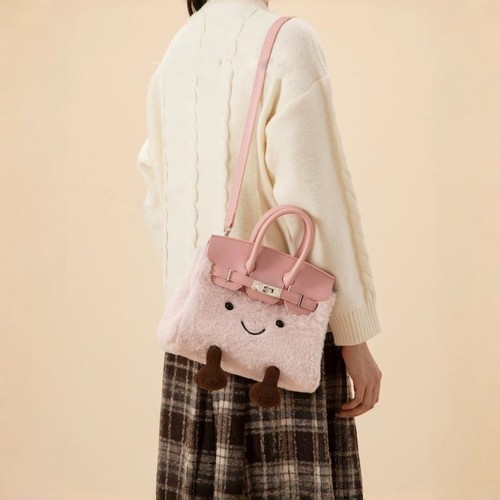 Carino peluche tote bag - , donna