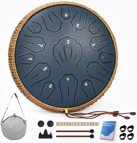 Steel tongue drum 13 - drum, pollici
