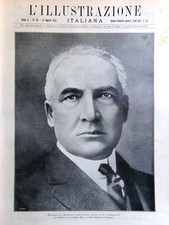 L'Illustrazione Italiana 12 Agosto 1923 Harding Regno Siam Coppa Alpi Monumenti