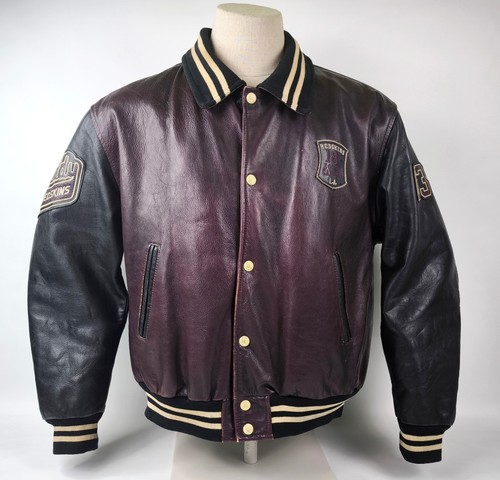 Giacca pelle redskins teddy - giacca,