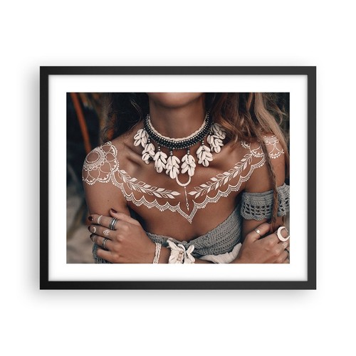 Poster 50x40cm donna etnica - donna,