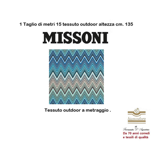 Metri tessuto missoni - metri,