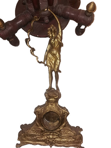 Antica fusione dorata orologio - antica,