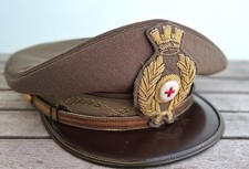 Berretto a visiera E.I. anni '70 Ufficiale Commissariato originale completo