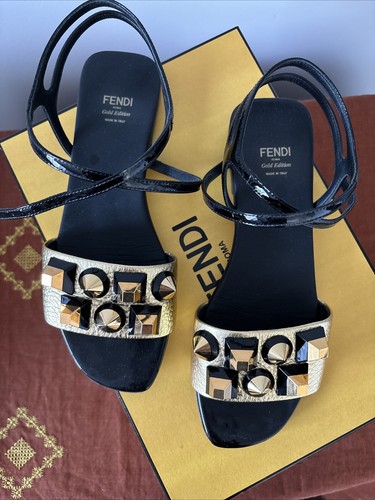 Sandali fendi gold edition - sandali, oro