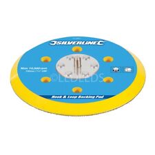 PLATORELLO DISCO 8 FORI CON VELCRO 150 mm PER LEVIGATRICE ROTORBITALE 6 POLLICI