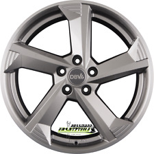 DBV Torino III hyper argento lucido 8x18 ET40 - LK5/112 ML70.1 cerchio alluminio