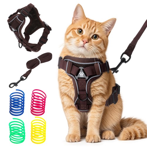 Pettorina gatto con guinzaglio - pettorina,