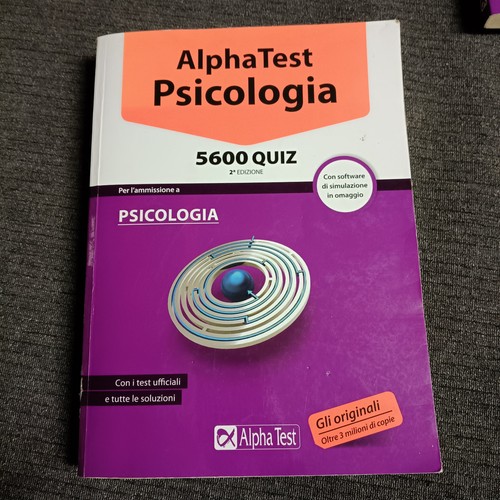 Alpha test psicologia 5600 - alpha, test.