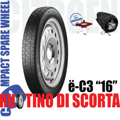 Kit ruotino scorta 16 - kit,