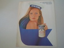advertising Pubblicità 1974 BIRRA PERONI NASTRO AZZURRO