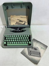 I143184 Macchina da scrivere - Hermes Baby Verde + Custodia