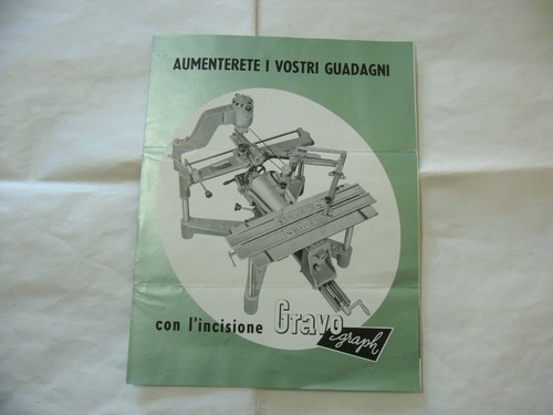 Depliant pantografo gravograph - pantografo,