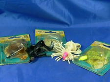 4 siliconi Jim-E-Jig weedless 2x 1/8oz 2x 14 oz made in usa, pesca Black Bass A3