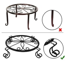 Elegante portavasi in ferro