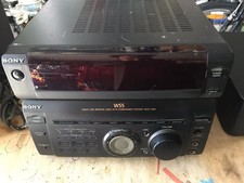 SONY STR-W55 Stereo Amplificatore + Radio Funzionante Ampli FM-AM