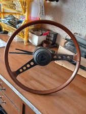 VOLANTE A112 IN LEGNO COMPLETO DI PIANTONE CHIAVI COPRI STERZO DEVIOLUCI ECC...