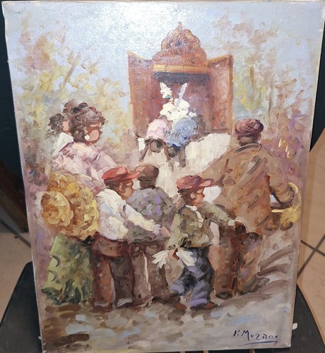 Dipinto olio tela - olio,