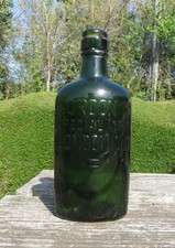 Vintage glass bottle gordons - vintage,